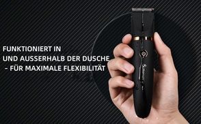 Wasserdicht für Nass & Trockenrasur