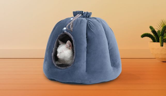 Gemütliches Katzenbett für jede Jahreszeit