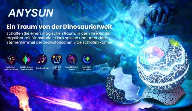 4 in 1 Sternenprojektor Nachtlicht