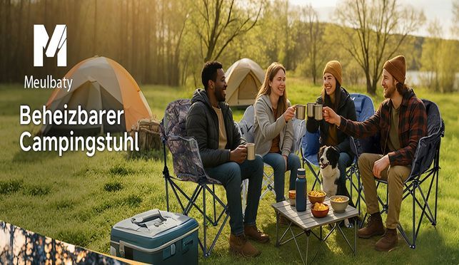 MEULBATY Heizcampingstuhl: Wärme & Komfort für Outdoor Abenteuer!