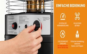 Stufenlose Wärme, müheloser Wechsel