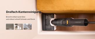 Dreifach Kantenreinigung für perfekte Sauberkeit