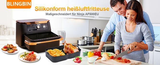 Präzisionsgefertigt für den Ninja Foodi FlexDrawer Dual Air Fryer 10,4L Af500EU Af500EUCP