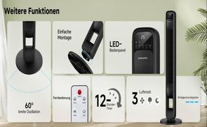 Multi-speed + mode, flexible wind control: