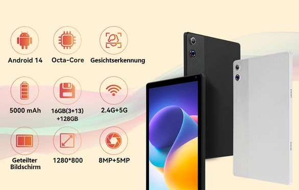 10,36 Zoll Android 14 Tablet