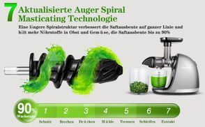 Mehrzweck für Obst und Gemüse, Upgrade Spiral System