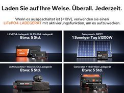 Diverse charging options