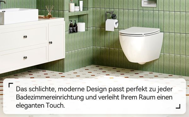 Dusch WC mit Integrierter Düse, Hänge WC mit Bidet Funktion, Taharet WC mit Nanobeschichtung