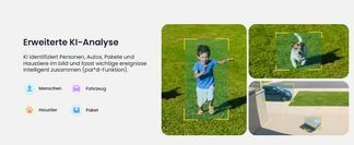 Bewegungsmelder mit PIR Bewegungserkennung und Sirene