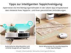 Perfekte Anpassung an jeden Teppichtyp