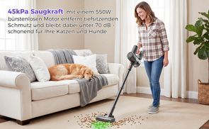 Leichtes Design, <70 dB(A) Geräuschpegel