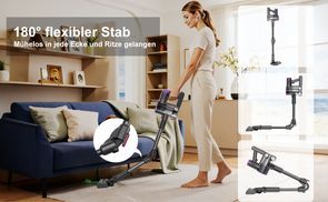 Leichtes, faltbares Design – komfortable Einhandbedienung