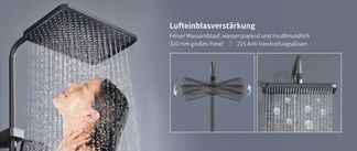 Rain shower with air injection & 330 mm shower head