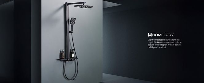 HOMElody Thermostat Duschsystem – Präzision in jeder Sekunde
