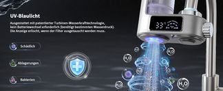 UV Blaulicht für sauberes und sicheres Trinkwasser