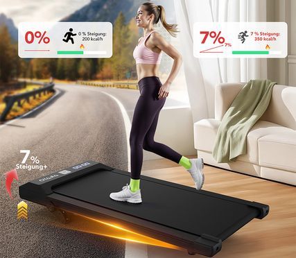 4 in 1 Walking Pad Laufband mit 7% Steigung