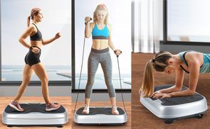 Vielseitige Vibrationsplatte für Abwechslungsreiches Heimtra