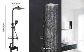 Adjustable shower rod: