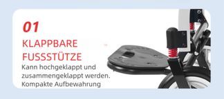 Faltbare Fußstütze