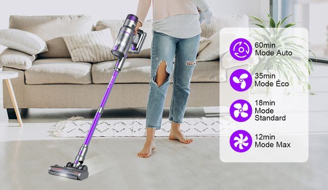 V15MAX Der aufrechte Staubsauger ermöglicht es Ihnen, Ihr Zuhause schnell und einfach sauber zu hal
