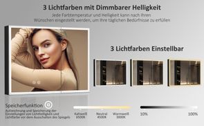 3Lichtfarben + Helligkeit dimmbar