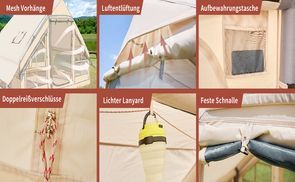 Durchdachte Details: 6 Komfort Features im Zelt