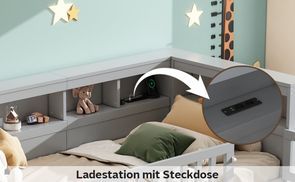 Ladestation mit Steckdose