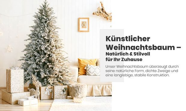 Künstlicher Weihnachtsbaum – Natürlich, Dicht & Elegant