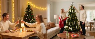 Warmlicht der Weihnacht: Vom Tisch bis zum Baum