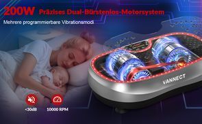 Leistungsstarker 200 W Doppelmotor (bürstenlos)