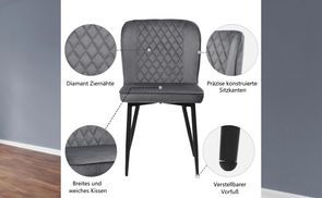 Stabiler Esszimmerstuhl