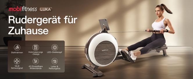 BAOCHADA 3-in-1 Rudergerät - Cardio & Krafttraining Für Zuhause Bis 120kg