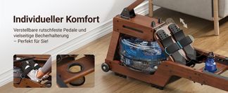 Verstellbare Anti Rutsch Fußstützen und Flaschenhalter 