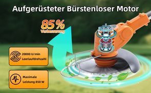 Newly upgraded battery-powered lawn trimmer