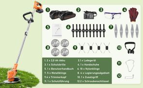 All accessories are included. Work without worries.