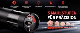 Präzision auf 5 Stufen