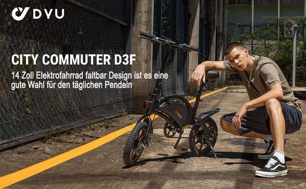 DYU D3F Faltbares E Bike Für Pendler