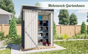 Multifunktionaler Geräteschuppen