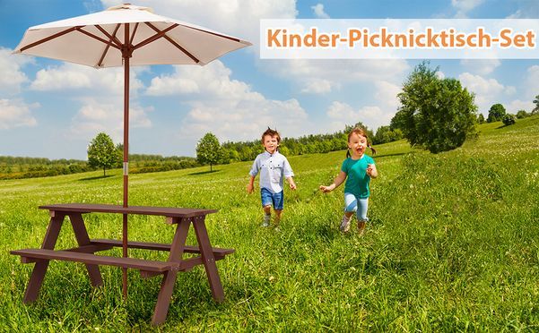 Kinder Picknicktisch-Set
