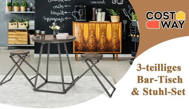 Klappbarer Essgruppe von COSTWAY