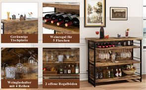 Ausreichend Platz für Lagerung und Präsentation