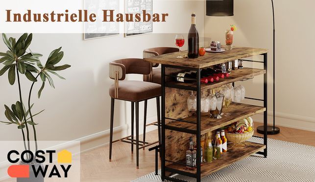 Hausbar Schrank von COSTWAY