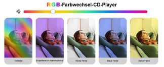 CD-Player mit RGB-Magic-Licht