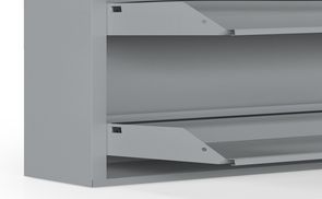 Zapateras Schuhregal Mit 5 Ebenen – Metall, Weiß, Stapelbar, Schmal Für Flur & Schrank