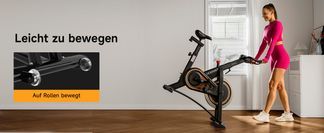 Leicht zu bewegen und flexibel platzierbar