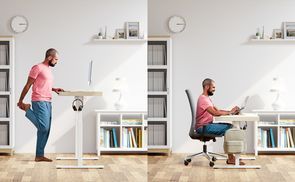 Höhenverstellbare Schreibtische: Nackenprobleme lindern