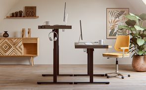 Lebendige Holzmaserung: Natürlich-eleganter MDF-Tisch