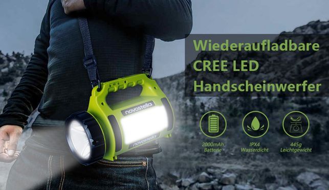 Das Unbekannte erforschen, die Reise erhellen - Novostella Campinglampe