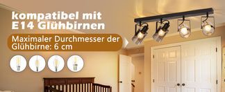Kompatibel mit E14 Glühbirnen