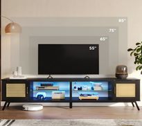 Modernes TV Lowboard - Stylischer Fernsehschrank Mit Mega Stauraum